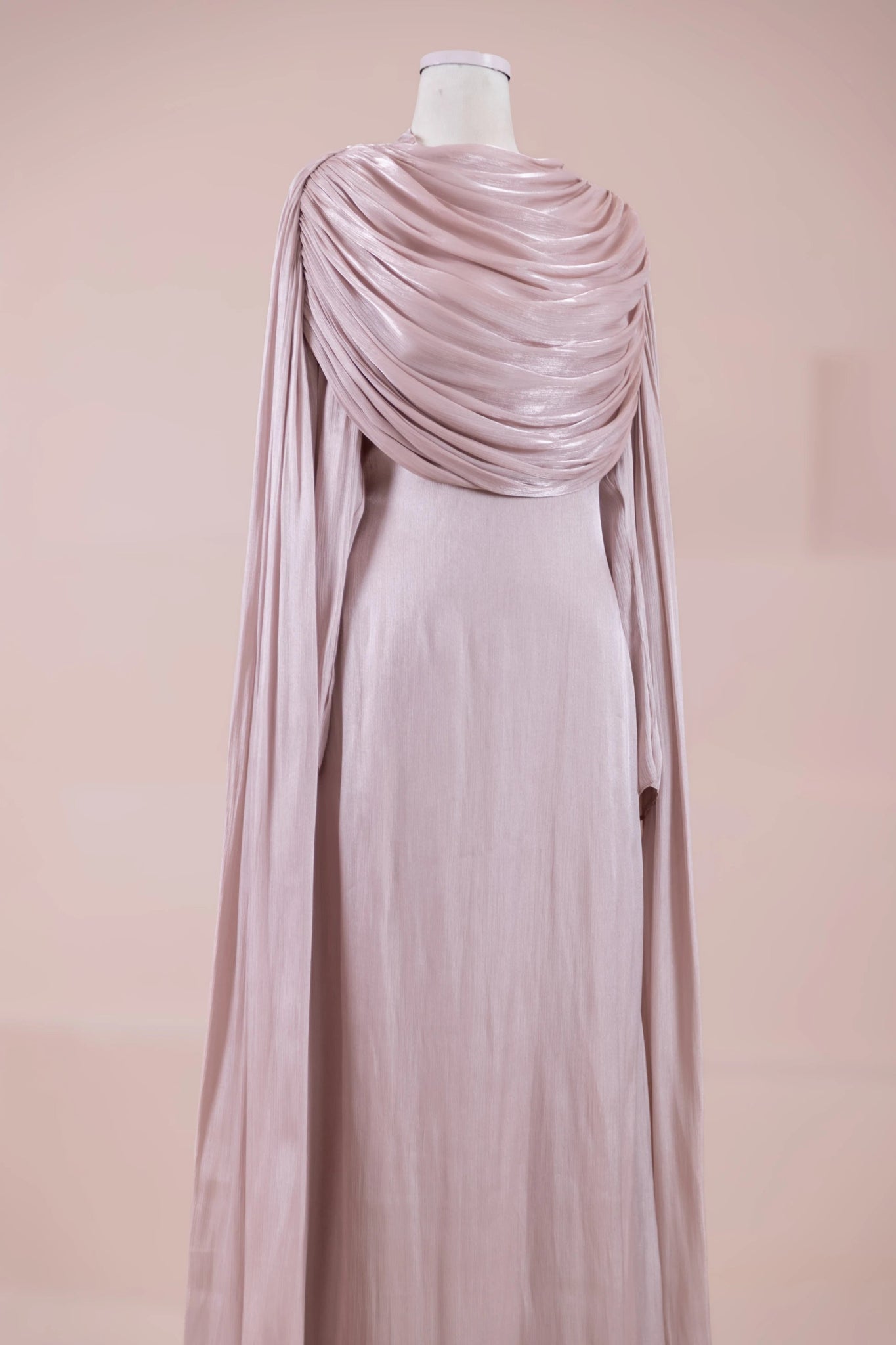 Lunesse Tesettür Abiye - FioraofDress - tesettur - abiye - Pudra - 38 - hijab - evening - dress