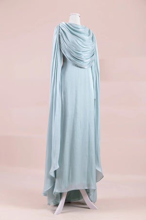 Lunesse Tesettür Abiye - FioraofDress - tesettur - abiye - mint - 38 - hijab - evening - dress