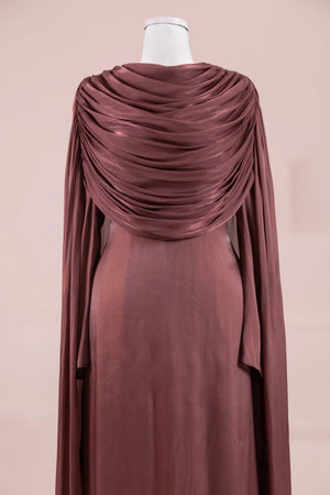 Lunesse Tesettür Abiye - FioraofDress - tesettur - abiye - bery burgundy - 38 - hijab - evening - dress