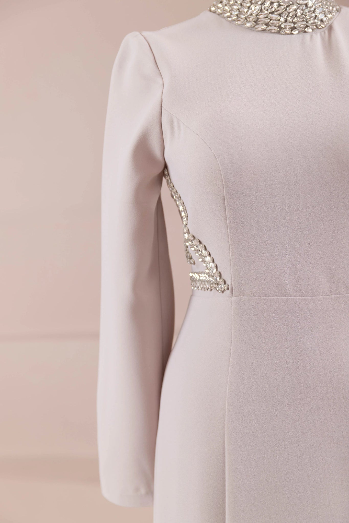 Lunza Tesettür Abiye - FioraofDress - tesettur - abiye - Pudra - 38 - hijab - evening - dress