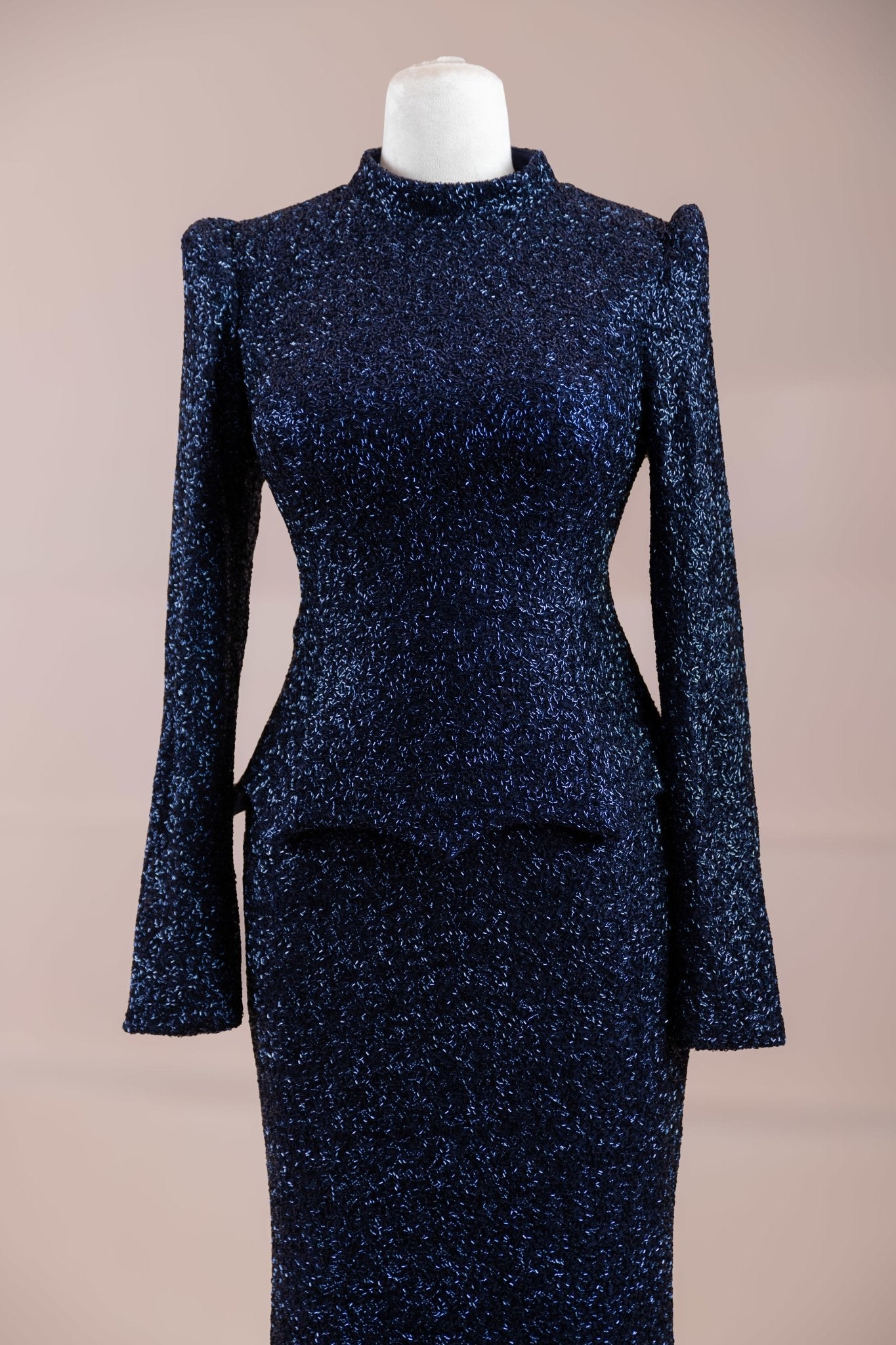 Luxe Tesettür Abiye - FioraofDress - tesettur - abiye - Lacivert - 38 - hijab - evening - dress