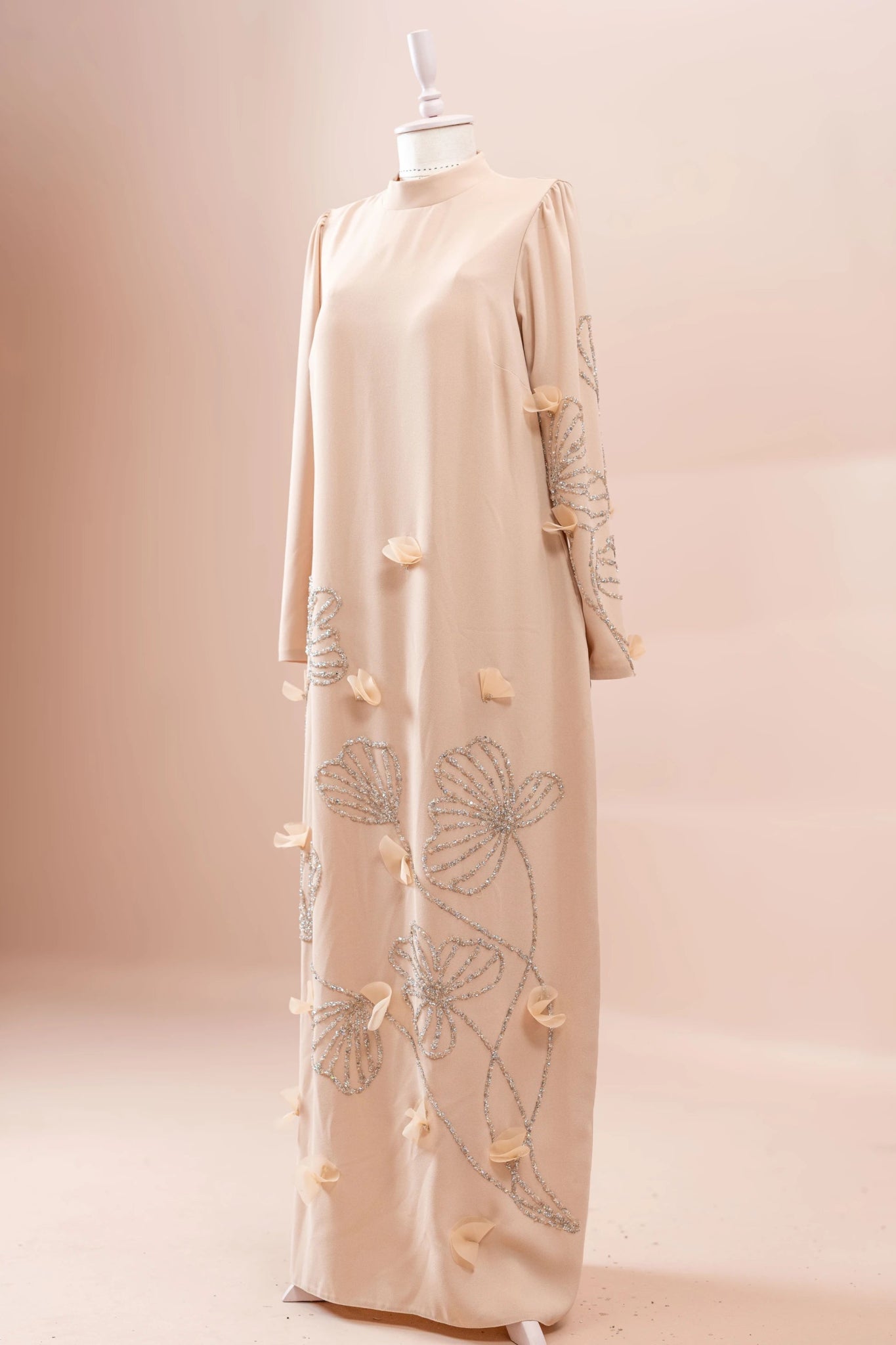 Maysa Tesettür Abiye - FioraofDress - tesettur - abiye - BEJ - 44 - hijab - evening - dress