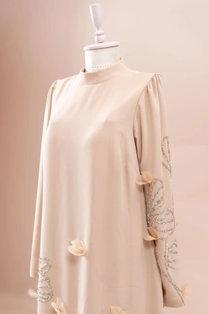 Maysa Tesettür Abiye - FioraofDress - tesettur - abiye - BEJ - 44 - hijab - evening - dress