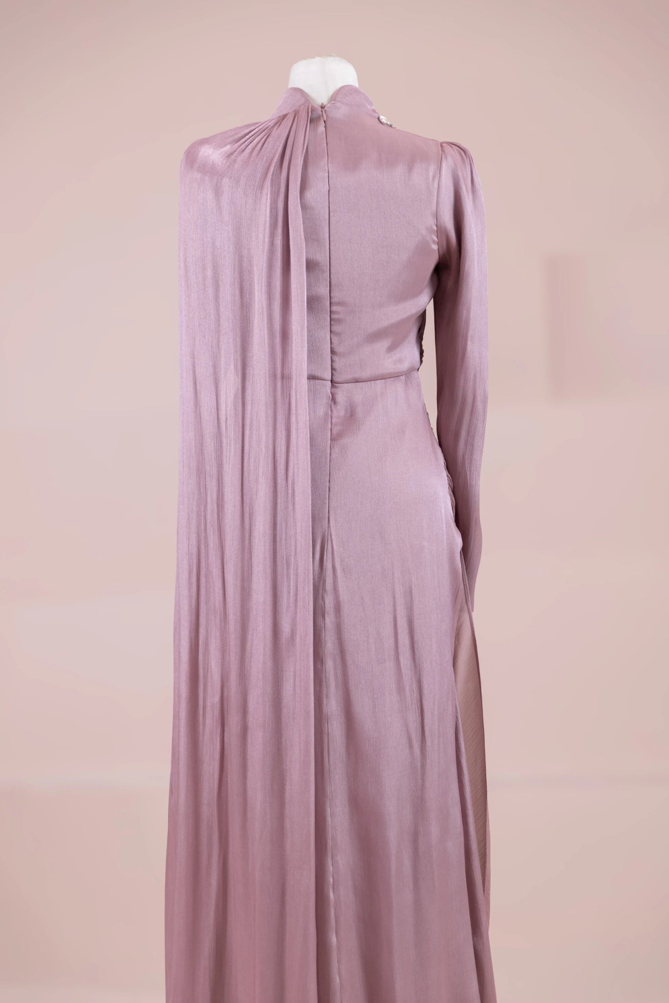 Melya Tesettür Abiye - FioraofDress - tesettur - abiye - rose - 38 - hijab - evening - dress