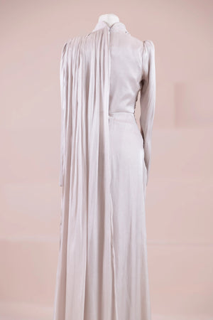 Melya Tesettür Abiye - FioraofDress - tesettur - abiye - BEJ - 38 - hijab - evening - dress