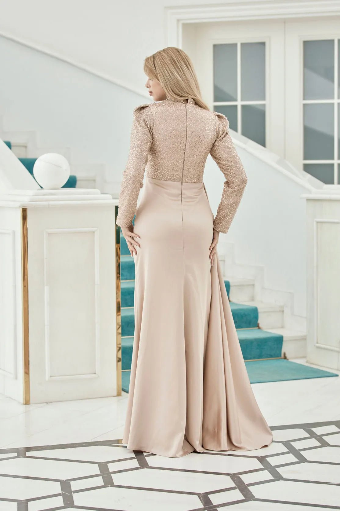 Mihri Tesettür Abiye - FioraofDress - tesettur - abiye - Bakır - 38 - hijab - evening - dress