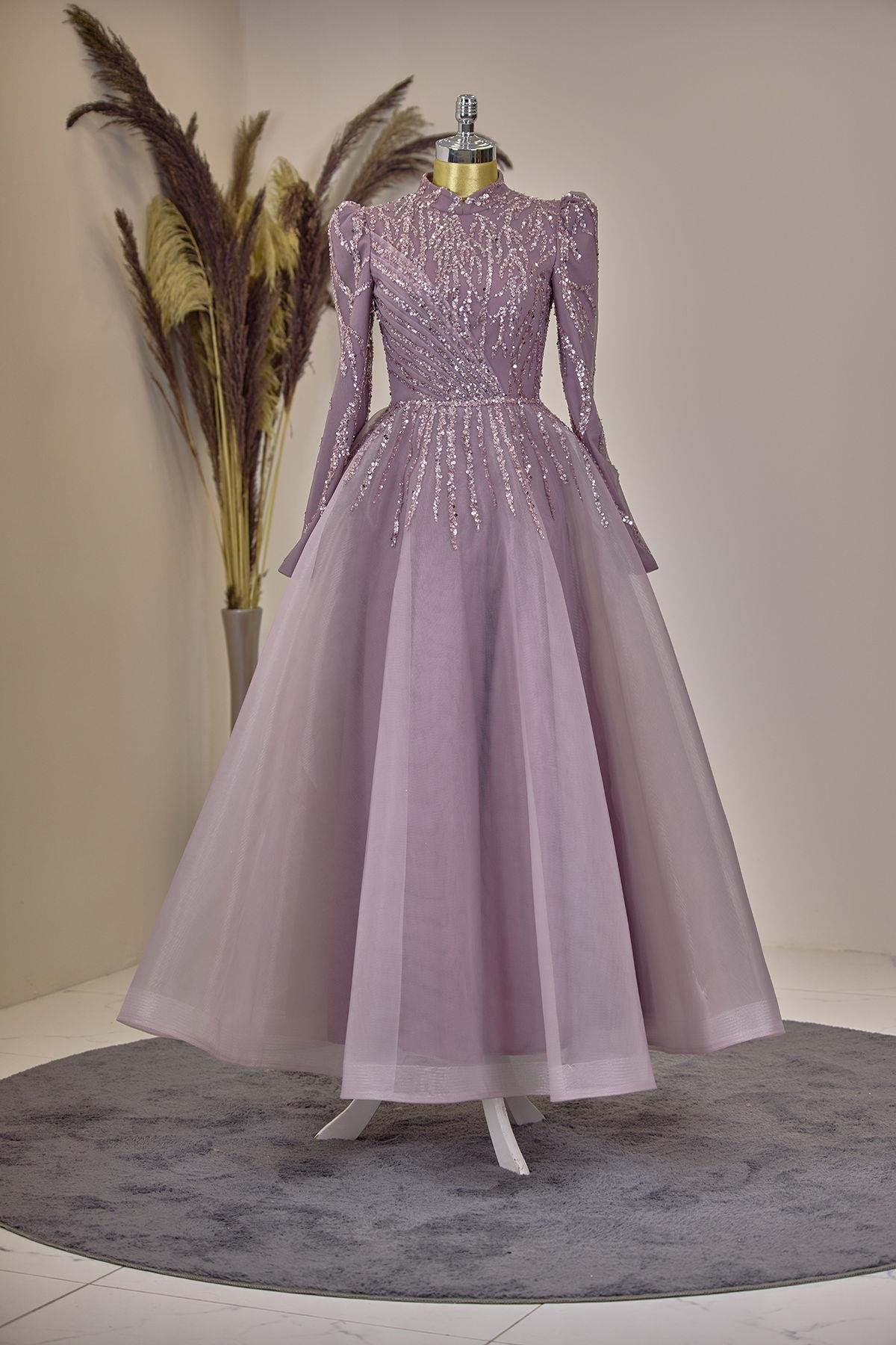 Mila Abiye Tesettür - FioraofDress - tesettur - abiye - LİLAA - 38 - hijab - evening - dress