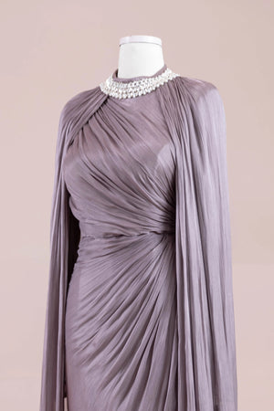 Nela Tesettür Abiye - FioraofDress - tesettur - abiye - VİZON - 38 - hijab - evening - dress