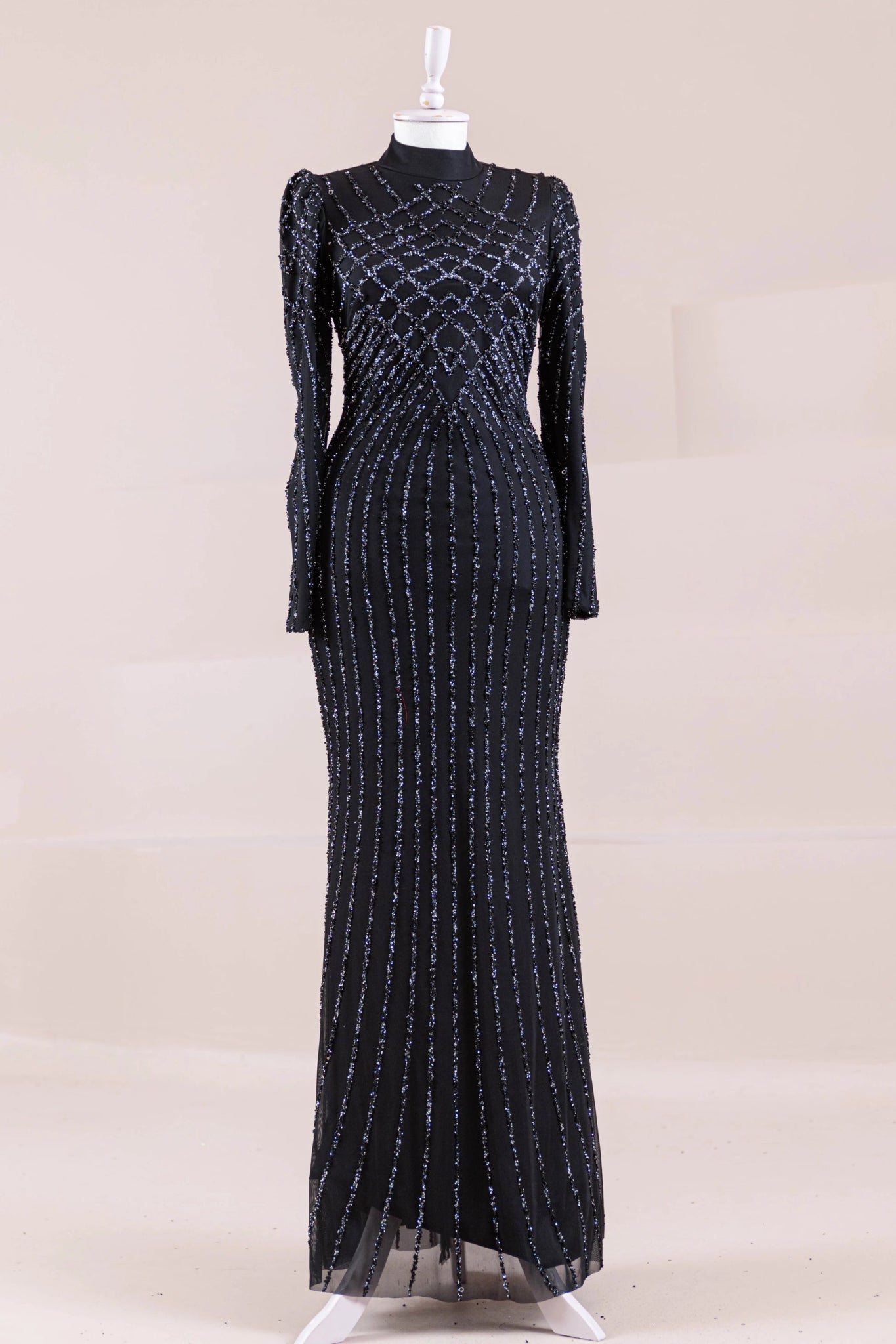 Niva Tesettür Abiye - FioraofDress - tesettur - abiye - Siyahh - 38 - hijab - evening - dress