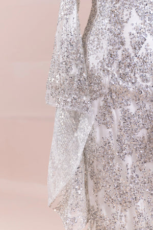 Nouria Tesettür Abiye - FioraofDress - tesettur - abiye - Beyaz - 36 - hijab - evening - dress