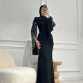 Noursema Tessetür Abiye Siyah - FioraofDress - tesettur - abiye - 38 - SİYAH - hijab - evening - dress