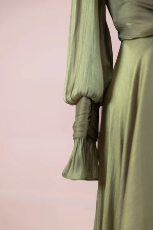 Orkide Tesettur Abiye - FioraofDress - tesettur - abiye - 38 - Çimen yeşili - hijab - evening - dress