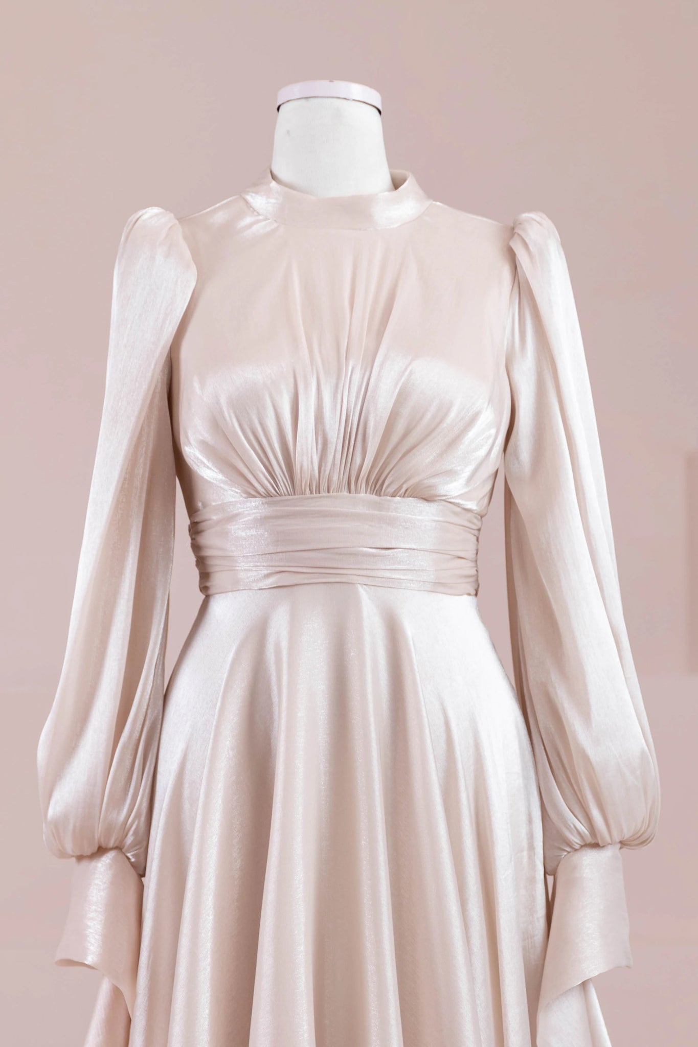 Pearl Tesettür Abiye - FioraofDress - tesettur - abiye - nude - 38 - hijab - evening - dress