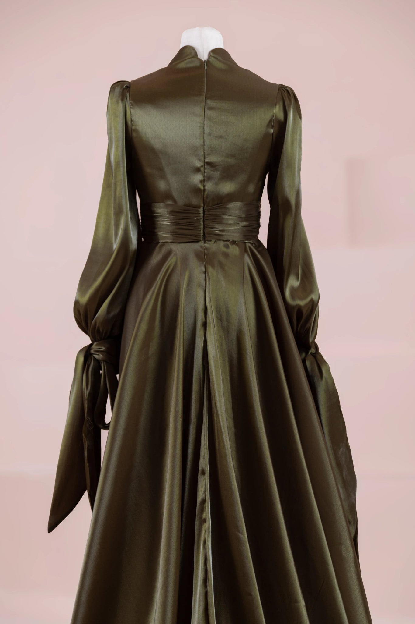 Pearl Tesettür Abiye - FioraofDress - tesettur - abiye - haki - 38 - hijab - evening - dress