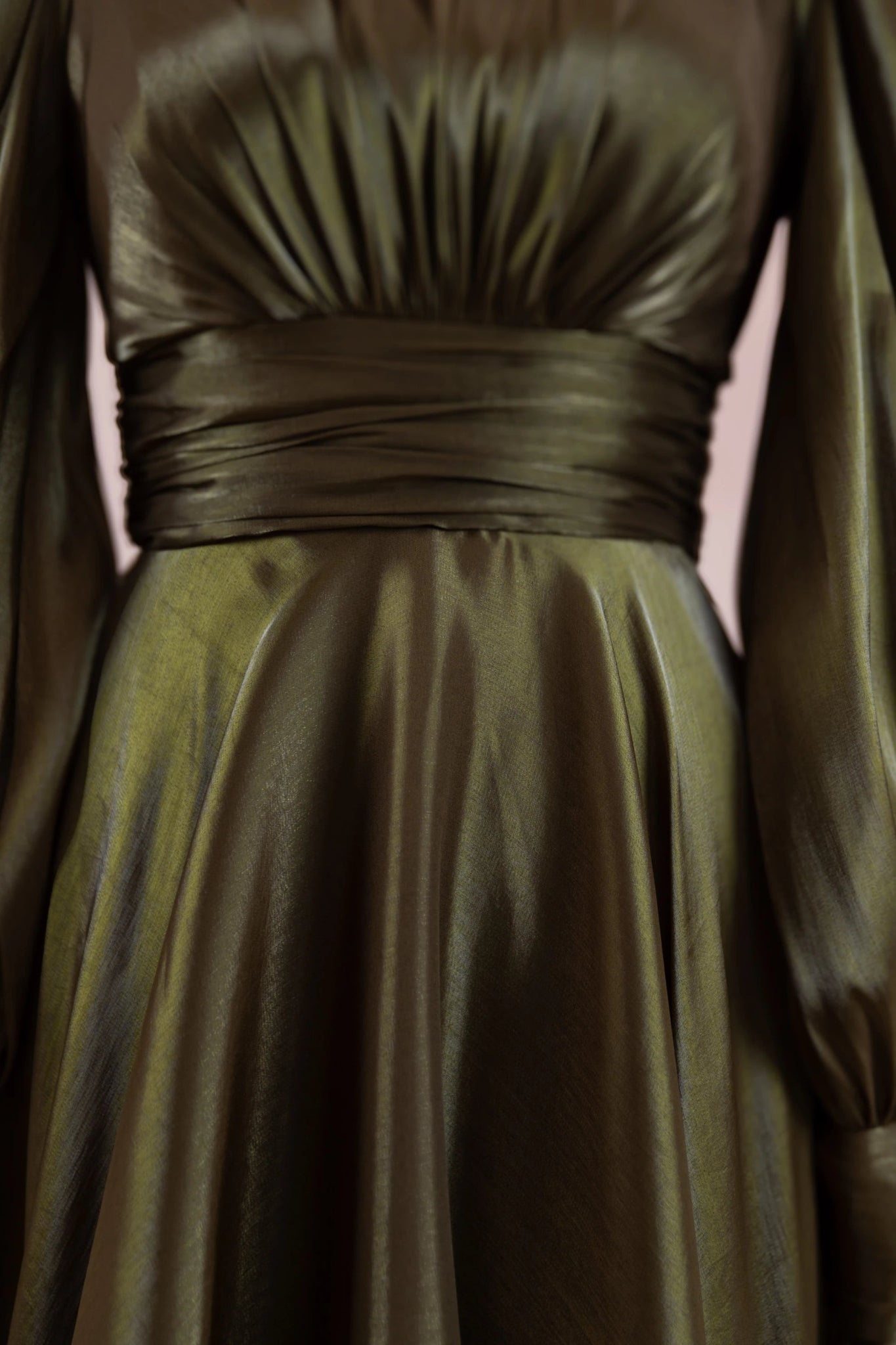 Pearl Tesettür Abiye - FioraofDress - tesettur - abiye - haki - 38 - hijab - evening - dress