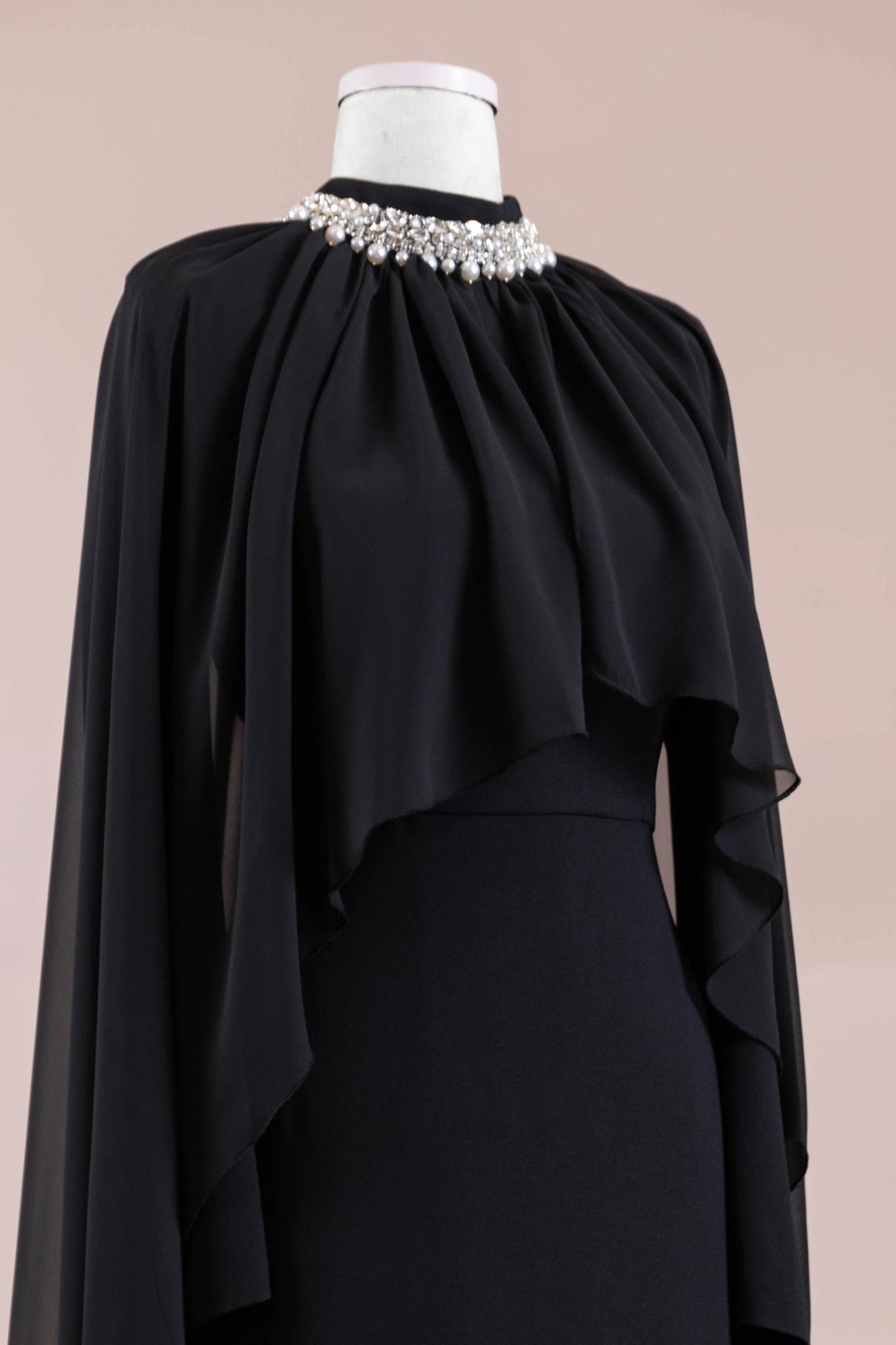 Peleris Tesettür Abiye - FioraofDress - tesettur - abiye - Siyahh - 38 - hijab - evening - dress