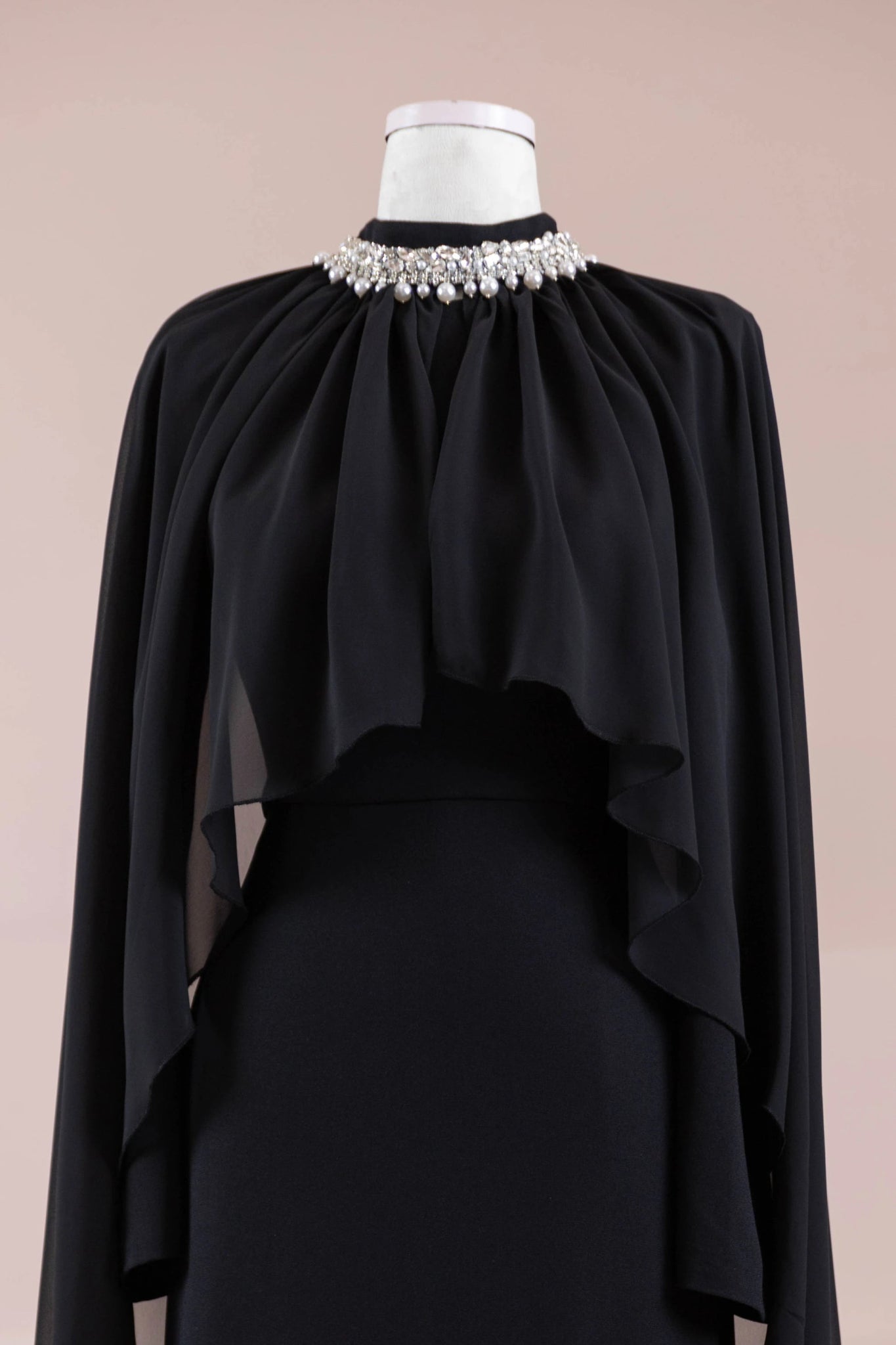 Peleris Tesettür Abiye - FioraofDress - tesettur - abiye - Siyahh - 38 - hijab - evening - dress