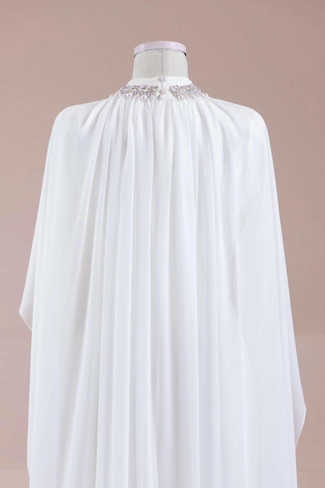 Peleris Tesettür Abiye - FioraofDress - tesettur - abiye - Beyaz - 38 - hijab - evening - dress