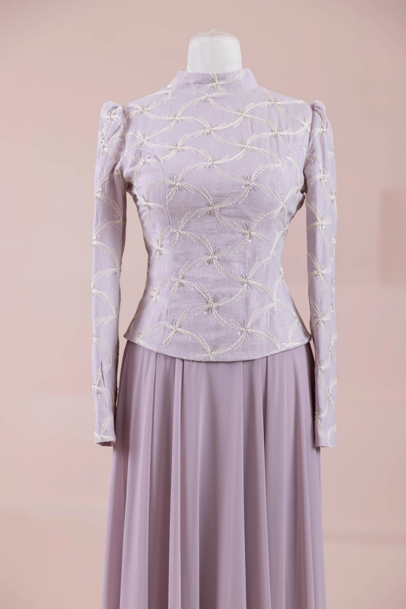 Ponte Tesettür Abiye - FioraofDress - tesettur - abiye - lila - 38 - hijab - evening - dress