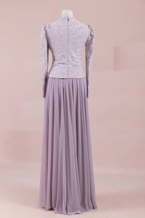 Ponte Tesettür Abiye - FioraofDress - tesettur - abiye - lila - 38 - hijab - evening - dress