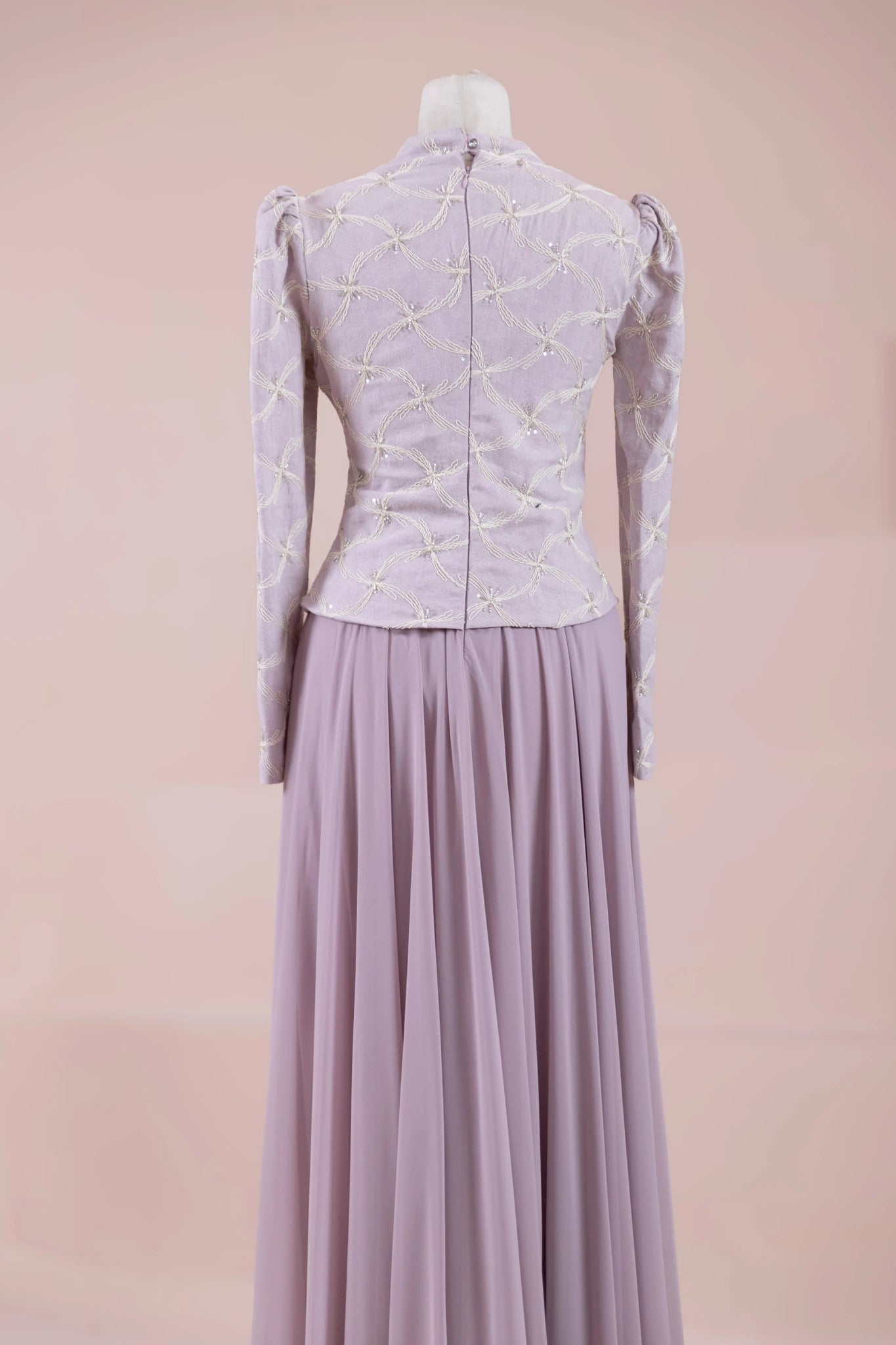 Ponte Tesettür Abiye - FioraofDress - tesettur - abiye - lila - 38 - hijab - evening - dress