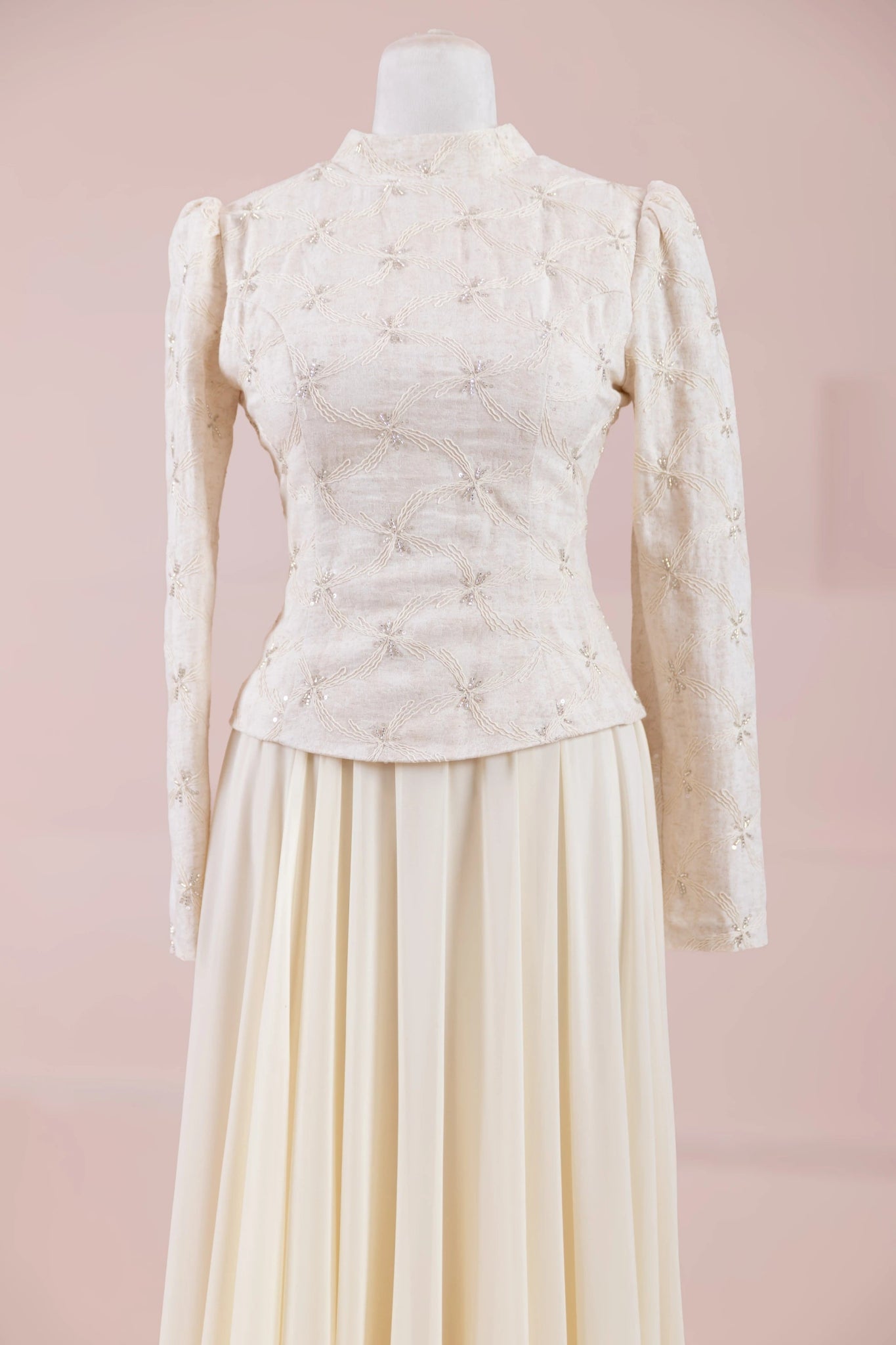 Ponte Tesettür Abiye - FioraofDress - tesettur - abiye - Ekru - 38 - hijab - evening - dress