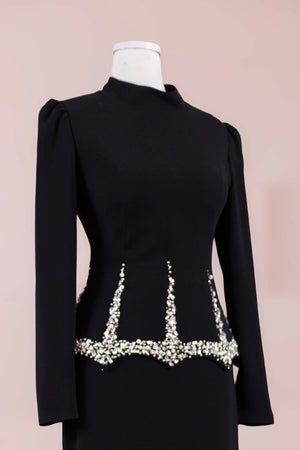 Ranya Tesettür Abiye - FioraofDress - tesettur - abiye - Siyahh - 38 - hijab - evening - dress