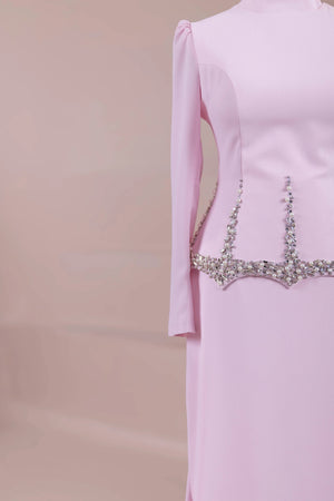 Ranya Tesettür Abiye - FioraofDress - tesettur - abiye - PEMBE - 38 - hijab - evening - dress