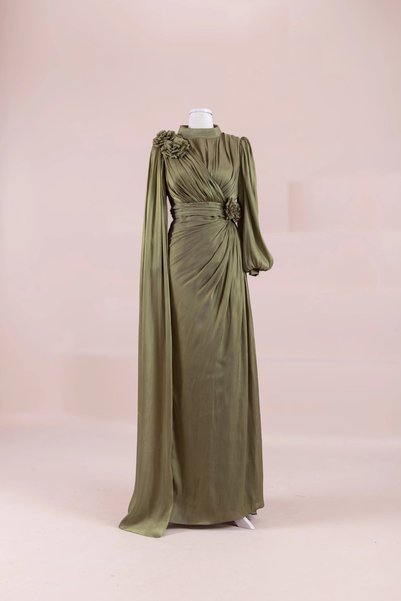 Rosavé Tesettür Abiye - FioraofDress - tesettur - abiye - krem - 38 - hijab - evening - dress