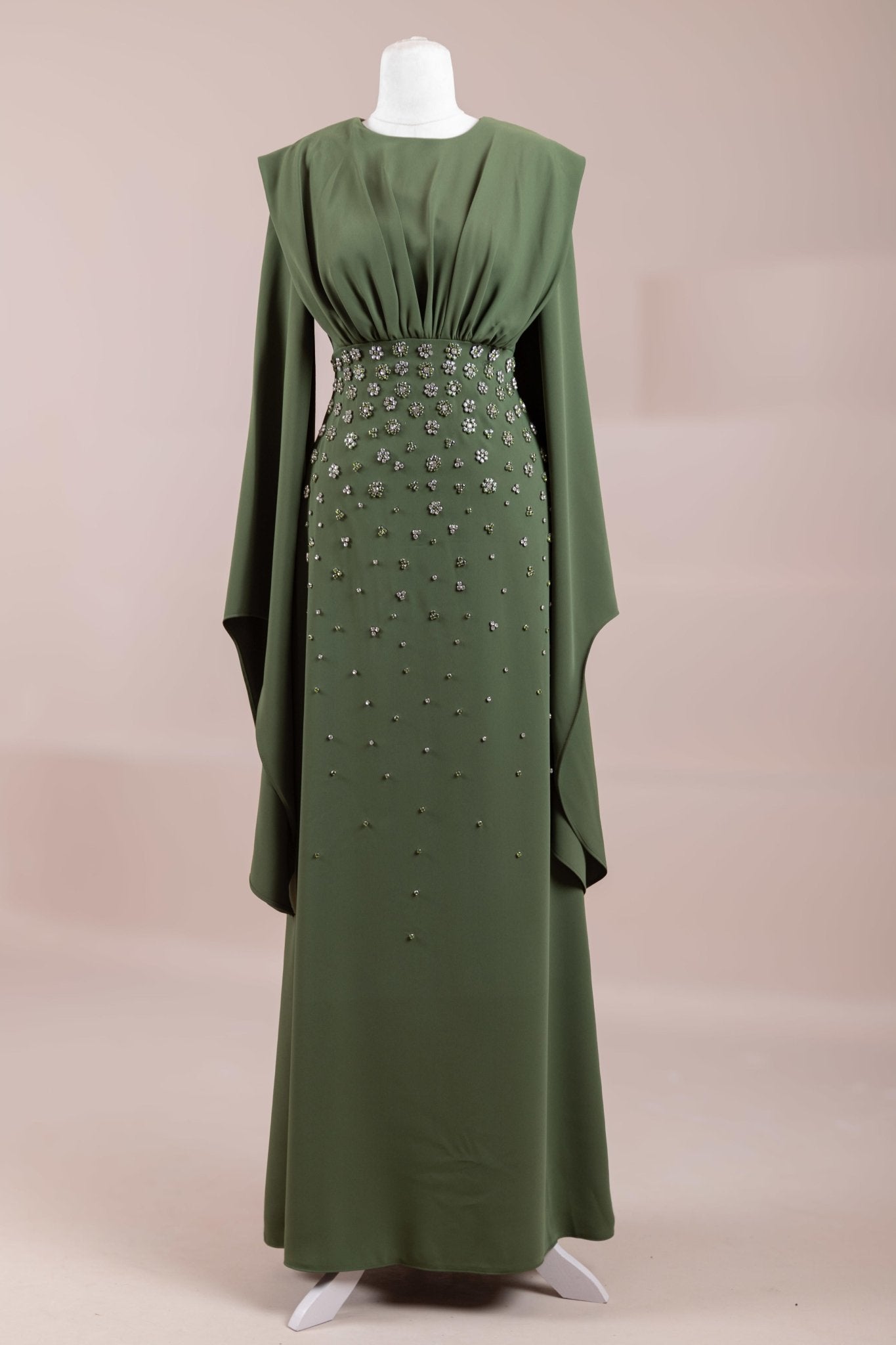 Rouge Tesettür Abiye - FioraofDress - tesettur - abiye - Yeşil - 38 - hijab - evening - dress