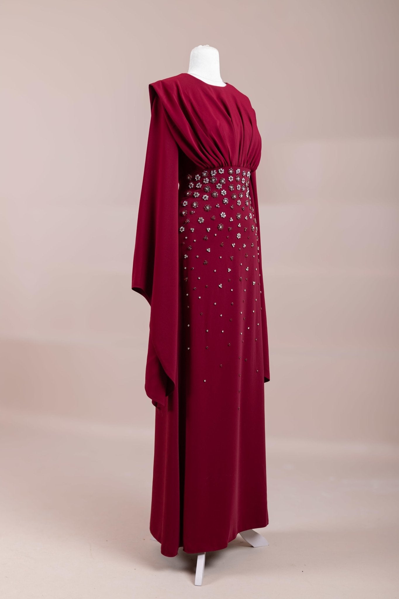 Rouge Tesettür Abiye - FioraofDress - tesettur - abiye - Bordo - 38 - hijab - evening - dress