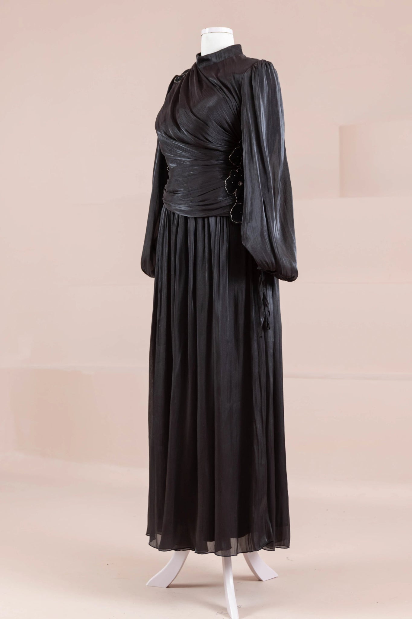 Rovi Tesettür Abiye - FioraofDress - tesettur - abiye - SİYAH - 40 - hijab - evening - dress