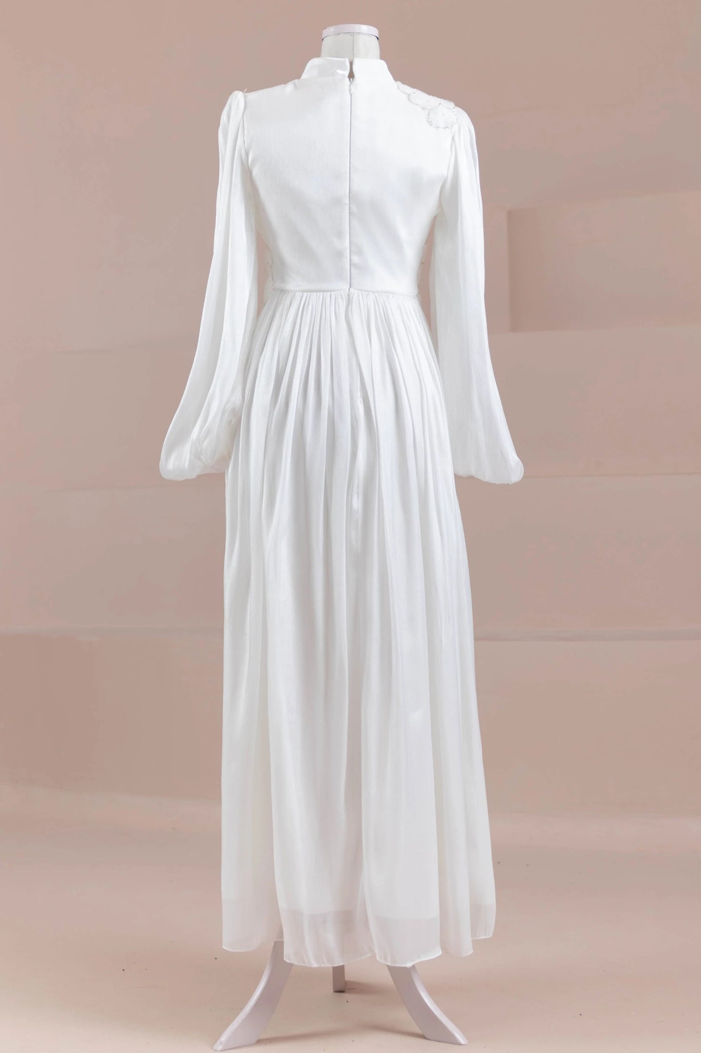 Rovi Tesettür Abiye - FioraofDress - tesettur - abiye - Beyaz - 40 - hijab - evening - dress