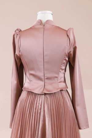 Rozya Tesettür Abiye - FioraofDress - tesettur - abiye - rose - 38 - hijab - evening - dress