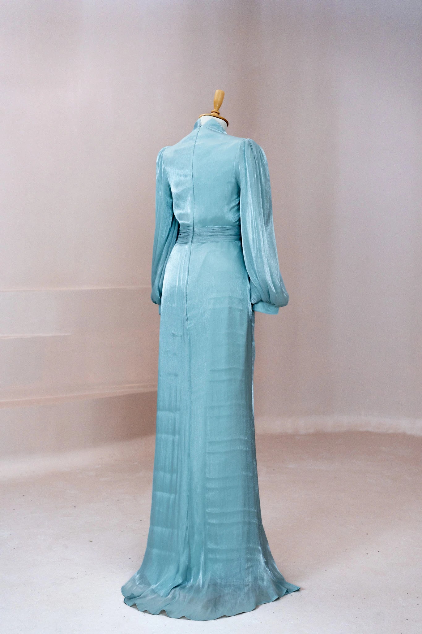 Safir Tesettür Abiye - FioraofDress - tesettur - abiye - mint - 38 - hijab - evening - dress