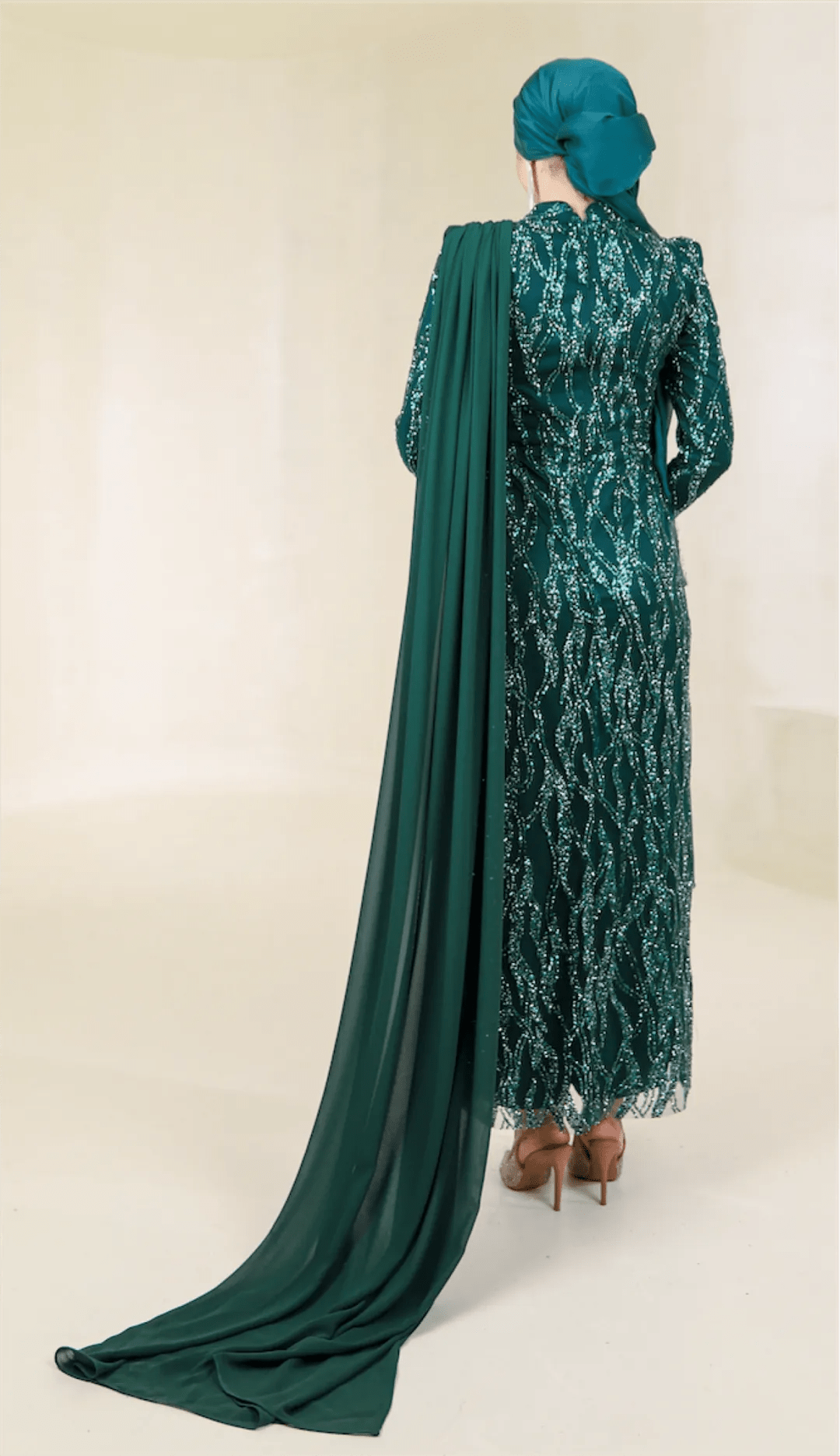 Sare Tesettür Abiye - FioraofDress - tesettur - abiye - Yeşil - 38 - hijab - evening - dress