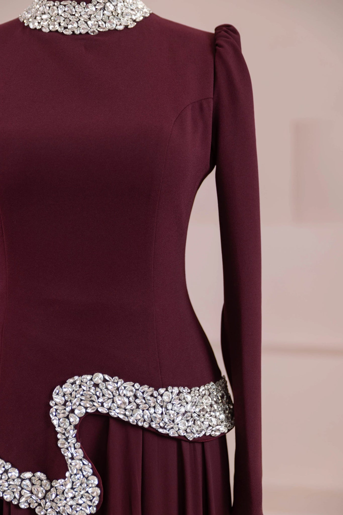 Selva Tesettür Abiye - FioraofDress - tesettur - abiye - BORDO - 38 - hijab - evening - dress