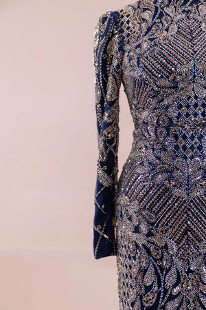 Sena Tesettür Abiye - FioraofDress - tesettur - abiye - lacivert - 38 - hijab - evening - dress