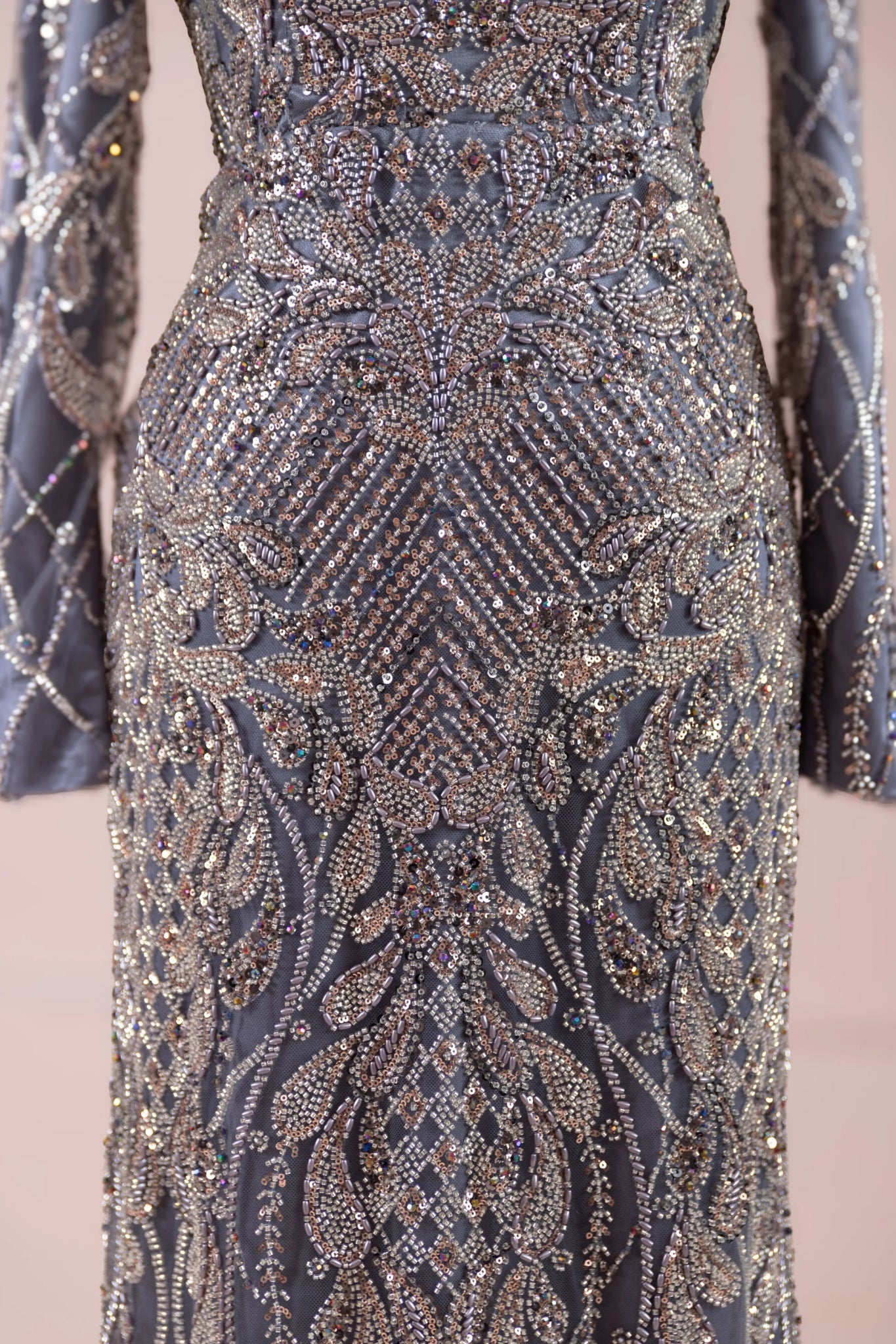 Sena Tesettür Abiye - FioraofDress - tesettur - abiye - Antrasit - 38 - hijab - evening - dress