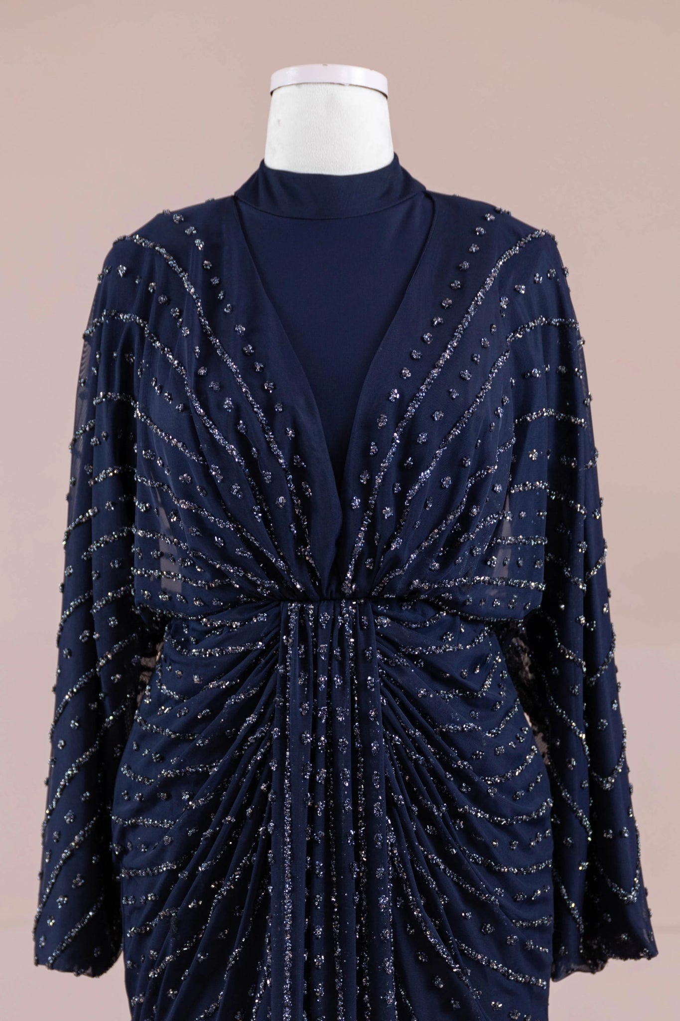 Serel Tesettür Abiye - FioraofDress - tesettur - abiye - LACİVERT - 36 - hijab - evening - dress