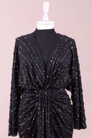 Serel Tesettür Abiye - FioraofDress - tesettur - abiye - Siyahh - 36 - hijab - evening - dress