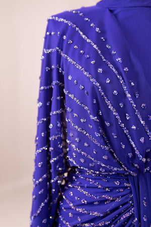 Serel Tesettür Abiye - FioraofDress - tesettur - abiye - SAX - 36 - hijab - evening - dress