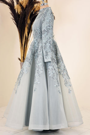 Serra Tesettür Abiye - FioraofDress - tesettur - abiye - mint - 38 - hijab - evening - dress