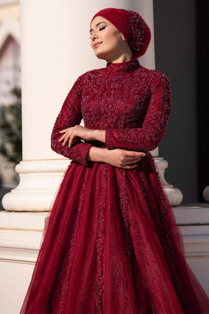 Siena Tesettür Abiye - FioraofDress - tesettur - abiye - 48 - hijab - evening - dress