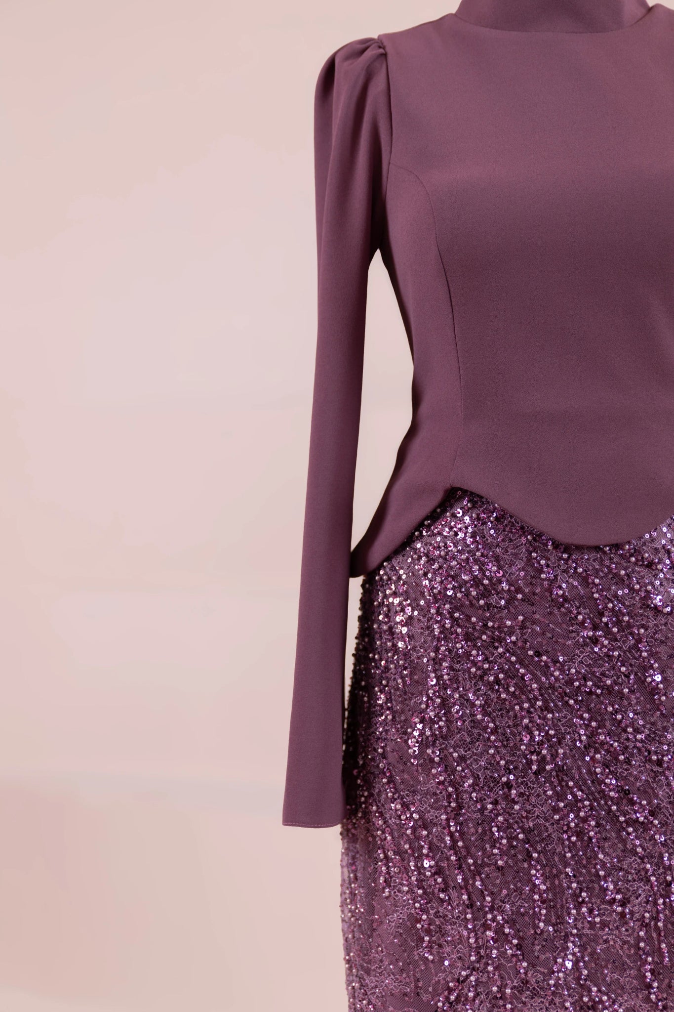 Simera Tesettür Abiye - FioraofDress - tesettur - abiye - Berry - 38 - hijab - evening - dress