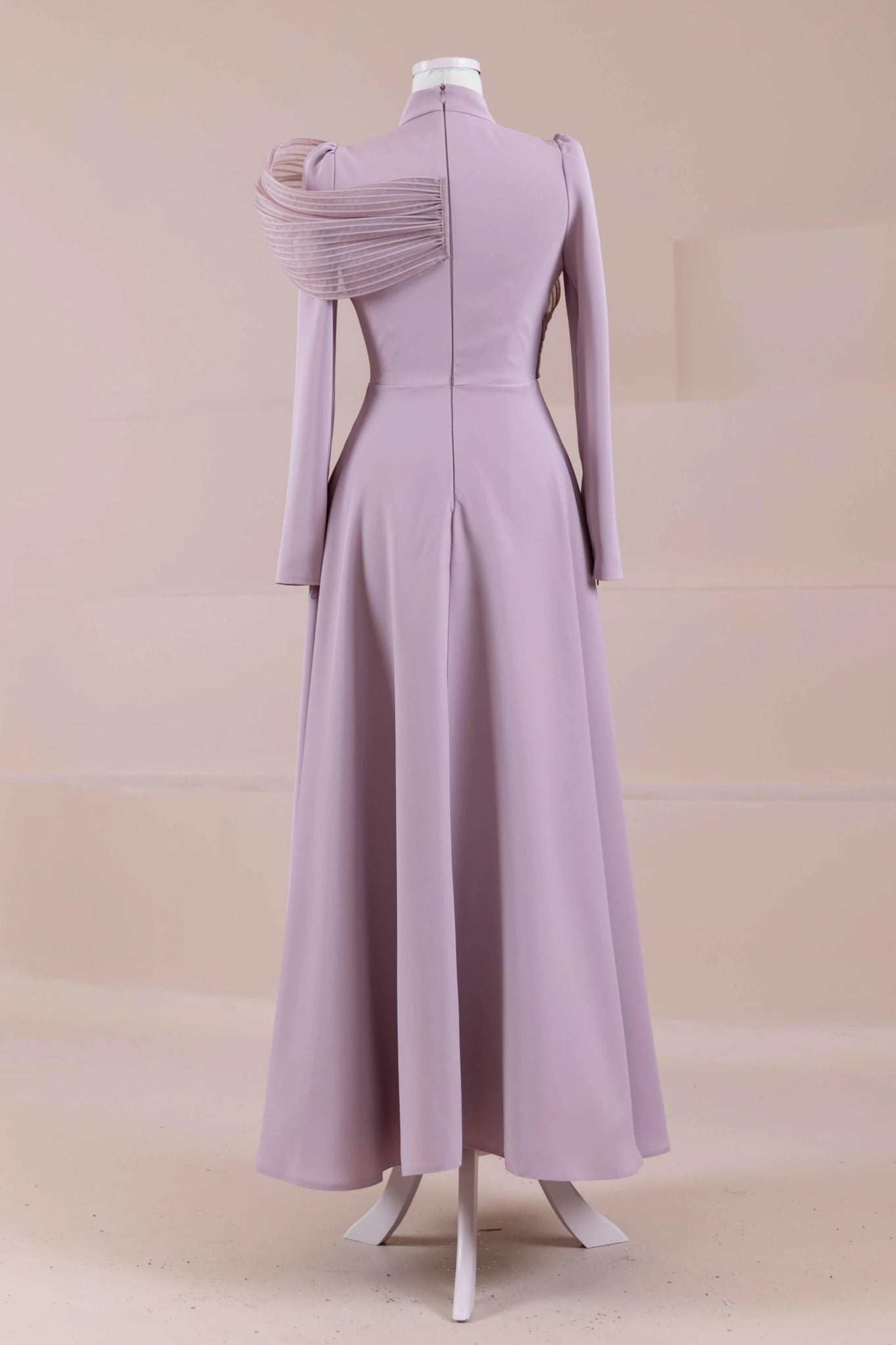 Sinetra Tesettür Abiye - FioraofDress - tesettur - abiye - Pudra - 36 - hijab - evening - dress