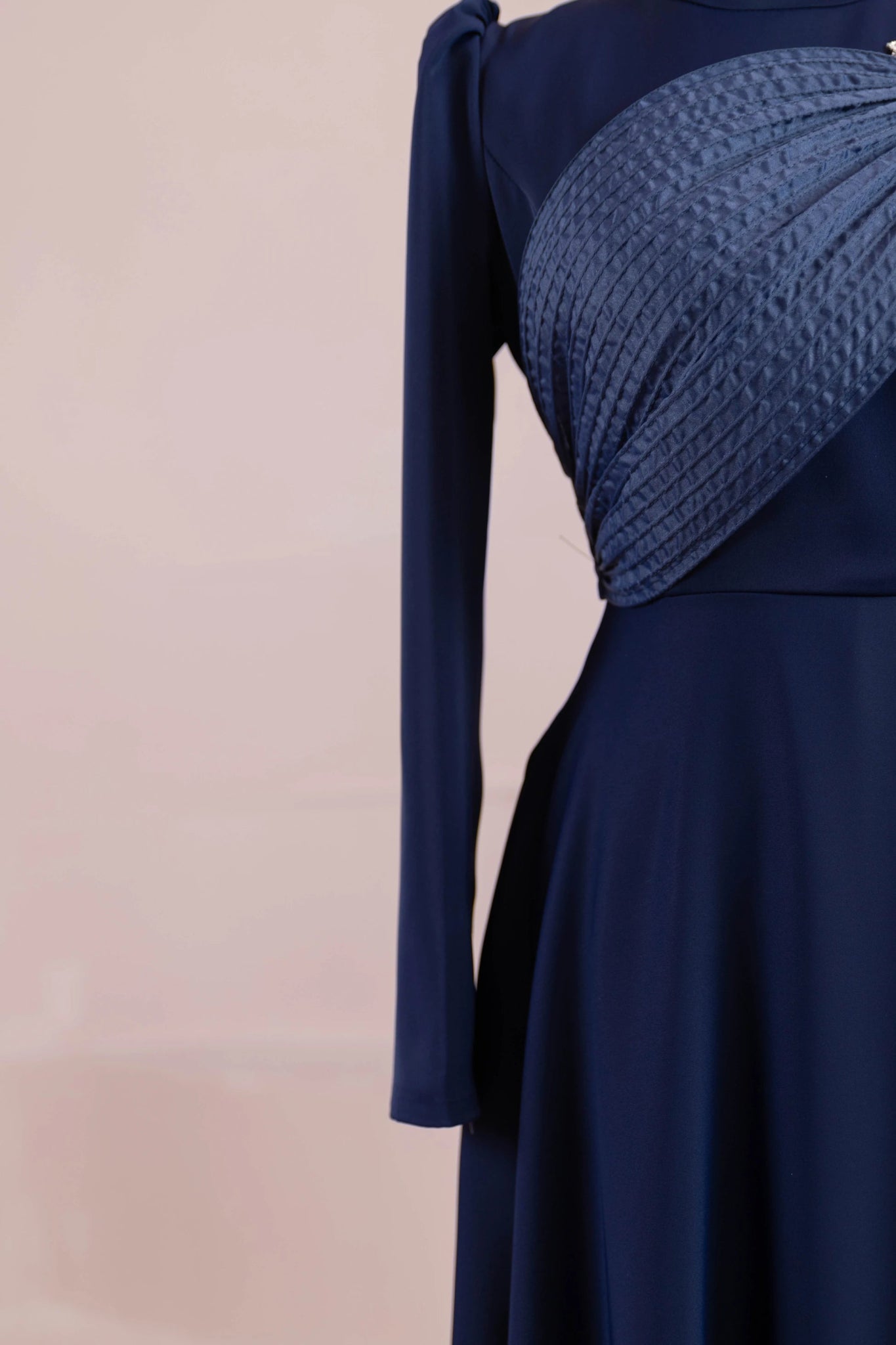 Sinetra Tesettür Abiye - FioraofDress - tesettur - abiye - lacivert - 36 - hijab - evening - dress