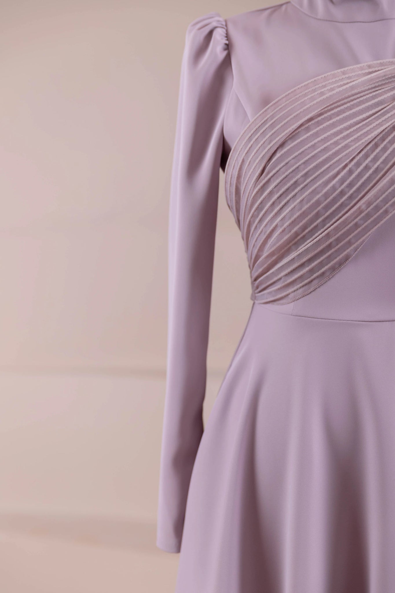 Sinetra Tesettür Abiye - FioraofDress - tesettur - abiye - Pudra - 36 - hijab - evening - dress