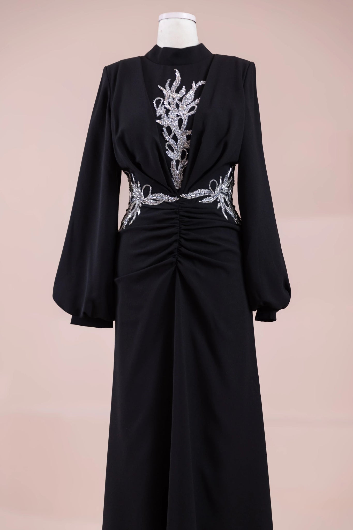 Siva Tesettür Abiye - FioraofDress - tesettur - abiye - Siyahh - 38 - hijab - evening - dress