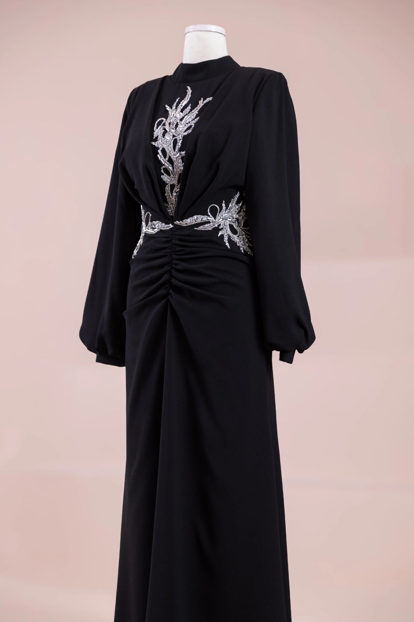 Siva Tesettür Abiye - FioraofDress - tesettur - abiye - Siyahh - 38 - hijab - evening - dress
